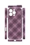 iPhone 16 Pro Vorian Camera Protective Case, Lilac Smoke Plaid. - 2