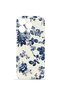 iPhone 14 Pro Vorian Camera Protective Case, Blue Porcelain Rose.