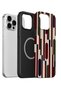 iPhone 14 Pro Max Vorian Magsafe Dual-Layer Burgundy Rhythm Case - 3