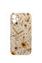 iPhone 12 Vorian Mika Camera Protective Case, Sepia Wildflower Design.