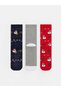 High-Quality Items from Çelebi Store: Set of 3 New Year's-Themed Boys' Socks - 2