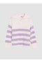 Rmz Clothing Difference: Zippered, Turn-Down Collar Knit Sweater for Girls.