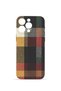 iPhone 13 Pro Vorian Camera Protective Case, Autumn Cottage Plaid Design.