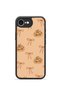 غطاء هاتف iPhone 16e Vorian Black Hole بتصميم عتيق مع ربطة.