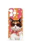 iPhone 15 Pro Max Vorian Mika Camera Protective Case, Orange, Retro Cat Design.