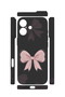 iPhone 17 Vorian Mika Camera Protective Case, Night Pink Bow. - 2