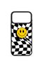 iPhone 18 Pro Max Vorian Black Hole Case, Black and White Wavy Smile Design. - 2