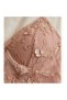 Floral Embroidered Nightgown & Velvet Robe Set – Blush Pink - 5
