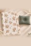 Set of 2 100% Cotton Muslin Baby Changing Pad and Pillow, 50X70, Quilted, Koala Pattern.