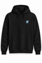 Bmw Logo Minimalist Chest-Printed Hoodie, No Pockets.
