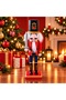 High-Quality 26 cm Wooden Hazelnut Cracker Soldier Christmas Gifts, Handmade Model No: 66666 - 4