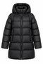 Women's Hooded Zippered Thick Padded Long Puffer Coat