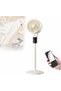 Air Circulation Fan with Remote Control, 3 Modes, 12H Timer, Digital Touch, 8-character Shaking Head