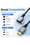 ®   كابل Micro HDMI إلى HDMI بدقة 4K وتردد 60 هرتز، محول عالي السرعة 2.0 - 6