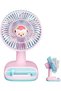 Table Fan 3-Speed USB Rechargeable Adjustable Angle