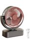 Table Fan 6-Speed Rechargeable Digital Display Quiet - 6
