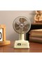 Vintage Table Fan Portable USB Rechargeable Digital Display - 2