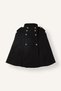 A-Line, High-Neck, Metal-Buttoned Cape Coat I2835Ax26Wn - 6