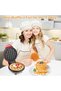 Mini Waffle Iron, Belgian Waffle Machine ø 10 cm,220 V | 350 W Small Waffle Maker Classic,Double Sid - 7