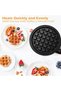 Mini Waffle Iron, Belgian Waffle Machine ø 10 cm,220 V | 350 W Small Waffle Maker Classic,Double Sid - 2