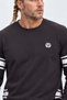 Men's Plus Size Crew Neck Duoflex Sweatshirt 26700 Anthracite - 3