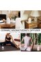 ناشر زيوت عطرية ومرطب هواء، جهاز نشر العطور، ناشرات زيوت عطرية من السيراميك بتصميم خشبي، 7 في 1 - 4
