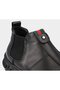 Black Leather Men's Boots - 6