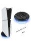 حامل عمودي مع أضواء لجهاز PS5 Slim، ملحق قاعدة متوافق مع PlayStation 5