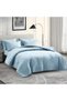 Full Comforter Set 7 Pieces Bed in a Bag Blue Bed Set - 2