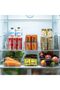 8 Pack Clear Stackable Storage Bins, Organizer Boxes with Handle for Kitchen Organization, Perfect o - 5