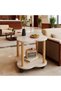 End Tables, طاولة قهوة, Flower Shape Side Table, Irregular-shaped tables with Open Shelf, Small End - 4