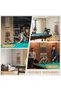 حامل عصي البلياردو الكبير المثبت على الحائط، حامل مجموعة عصي البلياردو لتخزين 8 عصي، ملحقات طاولة البلياردو - 7