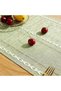 Rustic Farmhouse Style Linen Table Runner, Linen Boho Table Runner, Braided Striped Table Runner for - 4