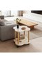 End Tables, طاولة قهوة, Flower Shape Side Table, Irregular-shaped tables with Open Shelf, Small End - 5