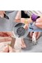 Button Sewing Kit, Sewing Box with Different Colors Thread Needle Scissors Measuring tape, Easy Carr - 6