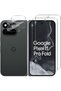 [2+2] For Google Pixel 11 Pro Fold Screen Protector: 2 Pack Tempered Glass Screen Protector & 2 Pack