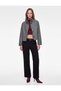 Buttoned Regular Fit Stand Collar Long Sleeve Cashmere Jacket