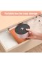 Button Sewing Kit, Sewing Box with Different Colors Thread Needle Scissors Measuring tape, Easy Carr - 4