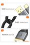 كابل USB C قصير بطول 0.8 قدم، شاحن من النوع C بتصميم خارجي مزدوج الضفيرة، USB A إلى النوع C للشحن السريع - 5