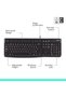 لوحة مفاتيح سلكية مريحة لسطح المكتب K120 بمنفذ USB - 7