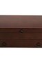صندوق أدوات المائدة "برستول" من 44C، أبعاده 15 × 11.25 × 6 بوصة، لون الكرز مع بطانة بنية. - 2