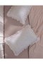Boviet 2-piece 100% cotton ruffled pillowcase set - blue - 3