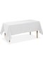 - 70" x 120" Premium Tablecloth for Wedding/Banquet/Restaurant - Rectangular Polyester Fabric Table