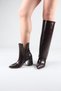 Aria 2-in-1 Detachable-Strap Brown Boots - 7