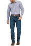 Men's Western Snap Work Shirt Washed Finish - 3