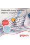 Safety Pins With Lock, Safe Secure Clips, Stainless Steel, Rounded Pin Head, Small, BPA Free, 0 Months to 3 Years, Assorted Colors - 9 Pieces - 4