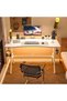 Ergonomic A-shaped Gaming Table Computer Desk with Carbon Fiber Desktop,Office Table Study Desk with - 3