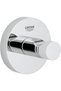 40364001 Essentials Robe Hook, Polished Chrome