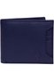 Men Blue Genuine Leather Wallet Gift Set Combo - 2