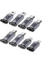 USB C/Lightning to Micro USB Adapter, Type C to Lightning Converter, USB C to Mini USB Connector (8